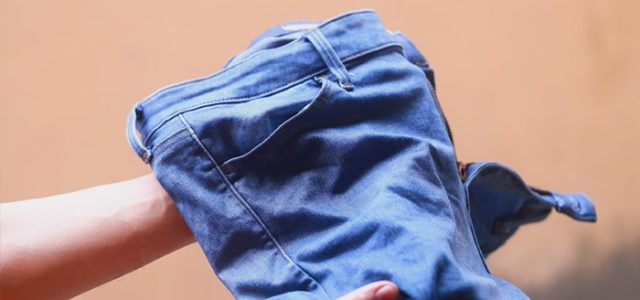 Как высушить джинсы быстро