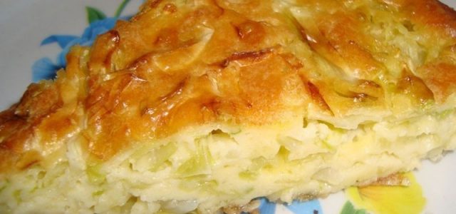 Заливной пирог с капустой на кефире — рецепты приготовления теста и начинки с фото